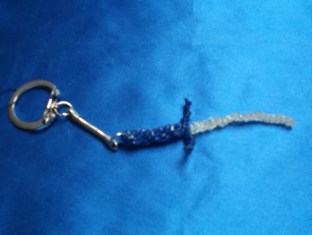 Epée bleue et transparant 